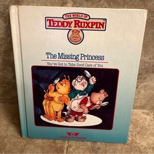1985 World Of Teddy Ruxpin Vintage Hardcover Book: The Missing Princess